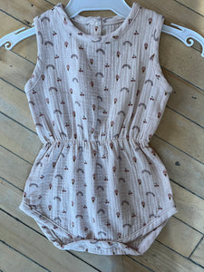 Organic cotton baby romper