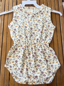 Organic cotton baby romper