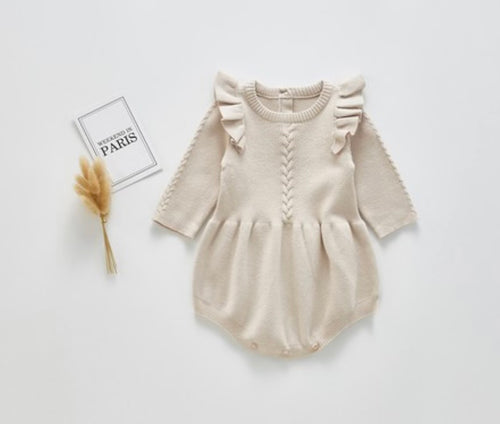 Baby romper- cream