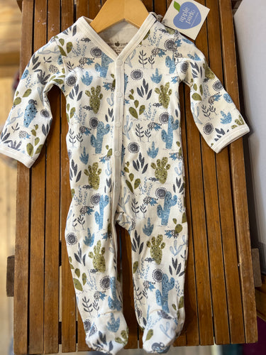 Organic cotton footie pajamas