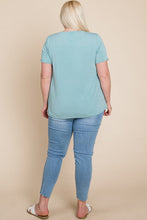 Load image into Gallery viewer, Curvy- Mint shirt