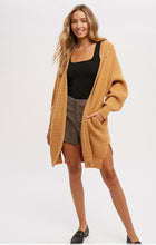 Load image into Gallery viewer, Camel cardigan