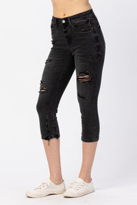 Judy Blue Capri Skinny- Black