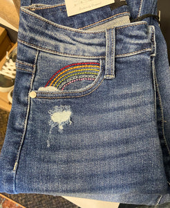 Rainbow Judy Blue jeans