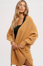 Load image into Gallery viewer, Camel cardigan