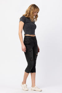 Judy Blue Capri Skinny- Black