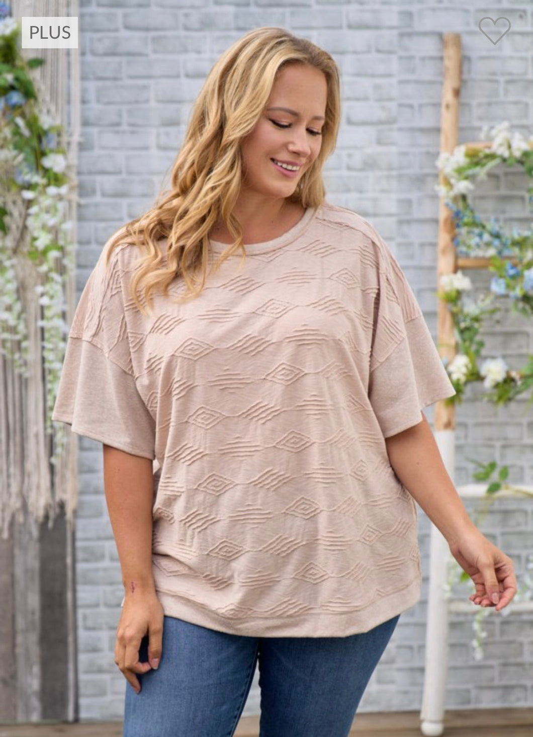 Curvy- Taupe top